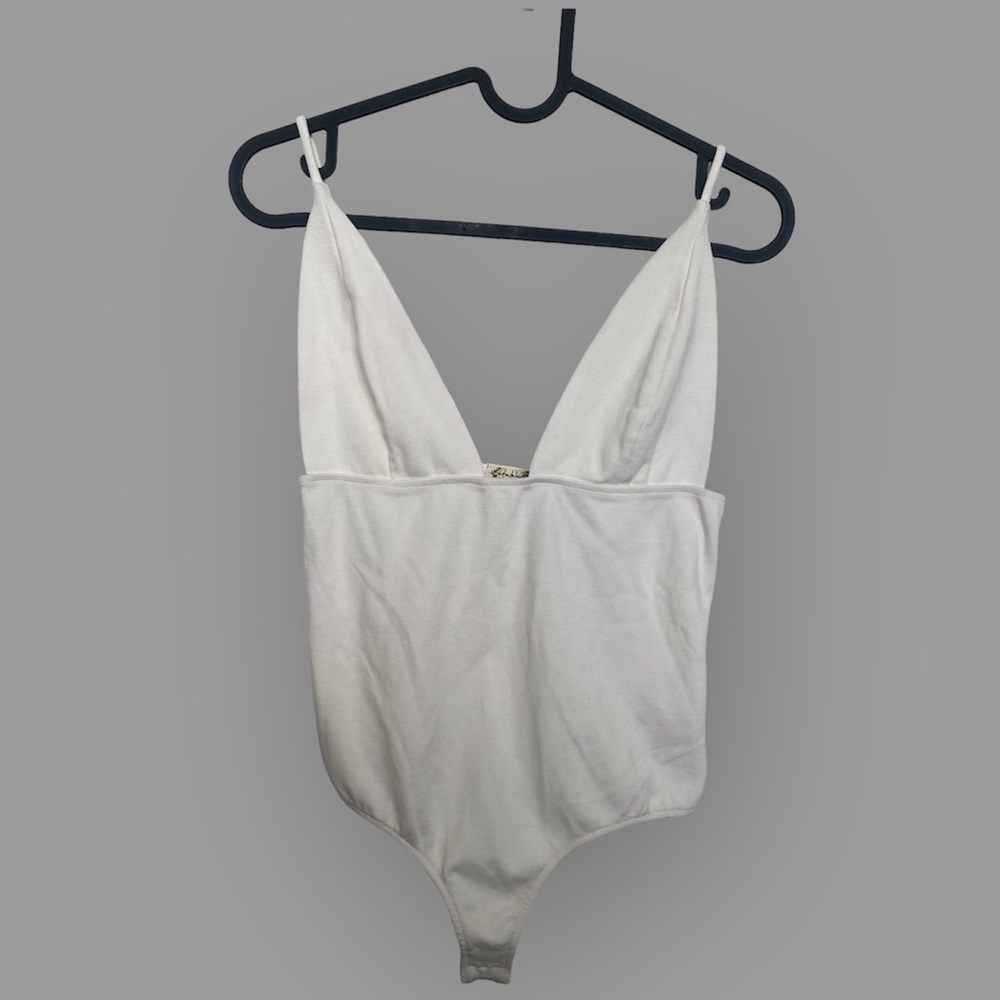 NWOT: Free People Medium White Bodysuit